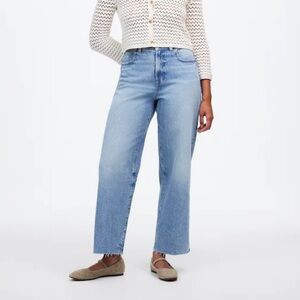 Madewell curvy perfect vintage wide leg crop jeans | 28 TALL